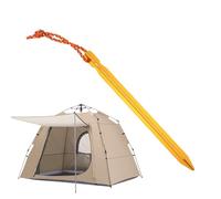 Lot de 20 piquets de tente en métal solide - 18 cm - Piquets de tente résistants aux tempêtes - Piquets de sable en aluminium - Avec corde et sac de rangement - Pour randonnée, camping