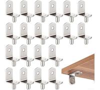 Lot de 20 piquets en métal de 5 mm pour meubles, armoires et bibliothèques offrant un soutien et une résistance solides