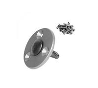 Lot de 20 pitons télescopiques en inox pour plage en bois