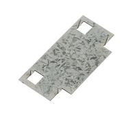 Lot de 20 plaques de protection Sabrefix Protecta galvanisées 90mm x 45mm