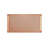 Lot de 20 plaques d'expérimentation FR4 à simple face pour circuit imprimé en cuivre pré-flux pour électronique, bricolage, soudage et prototypage