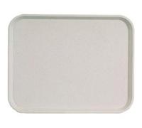 Lot de 20 plateaux gris en polyester D : 460x360 mm G