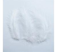 Lot de 20 plumes blanches de coq d'oie et de faisan plumes d'autruche