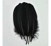 Lot de 20 plumes de faisan noires naturelles, plumes d'autruche, de coq, d'oie, attrape-rêves, décoration, accessoires artisanaux, 15-20 cm
