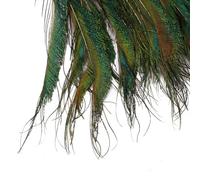 Lot de 20 plumes de paon naturelles de 90 à 100 cm de long - Plumes naturelles indiennes - Plumes décoratives pour attrape-rêves, costumes, bricolage, décoration de la maison