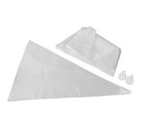 Lot de 20 poches à douille jetables et 3 embouts plastique réemployables 32 cm Zenker Smart Pastry Transparent G