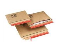 Lot de 20 Pochettes d'expédition en carton brun B4+ format paysage 40 x 28,5 cm, hauteur jusque 5 cm G