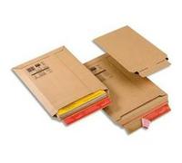 Lot de 20 Pochettes d'expédition rigide en carton brun - Format B4 : 29 x 40 cm, hauteur 5 cm G