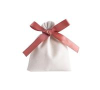 Lot de 20 Pochettes en Velours for Bijoux, avec Ruban et nœud Papillon, for présentation de Cadeaux, Rangement, Cadeaux de Mariage, Voyage pour Bagues(Beige and D Pink,12x15cm)