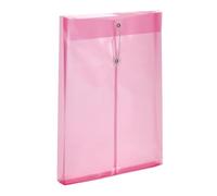 Lot de 20 pochettes transparentes étanches avec fermeture à cordon, format lettre, pour bureau, salle de conférence, rangement de documents