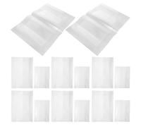 Lot de 20 pochettes transparentes for carnet notes, protection anti-rayures, réutilisables, en plastique Pour Livres Scolaires Relié