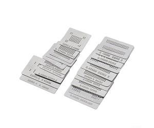 Lot de 20 pochoirs de reballage de mémoire avec support chauffant, pâte à souder en acier inoxydable pour masque pour puce DDR3 DDR4 DDR5, 12/14/20 pièces