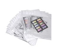 Lot de 20 pochoirs d'impression pour nail art, outil de manucure réutilisable, autocollants pour ongles aux couleurs vives et vives pour débutants, matériau non PET avec 20 motifs