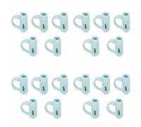 Lot de 20 poignées de crayon ergonomiques TPR confortables pour écrire à la main, aide à la posture pour droitiers et gauchers pour étudiants et adultes (bleu clair)