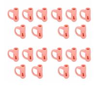 Lot de 20 poignées de crayon ergonomiques TPR confortables pour écrire à la main, aide à la posture pour droitiers et gauchers pour étudiants et adultes (orange)