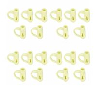 Lot de 20 poignées de crayon ergonomiques TPR confortables pour écrire à la main, aide à la posture pour droitiers et gauchers pour étudiants et adultes (jaune clair)