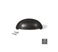 Lot de 20 poignées Marrakech EMUCA en zamak finition noir avec entraxe 64 mm - 9160114 Peint en noir G