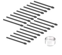 Lot de 20 pointes de marqueur pour stylo remarquable 1/2 stylet, pointes souples de rechange, pointes avec outil (20 pièces/2B)