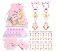 Lot de 20 porte-clés faits à la main et cadeaux pour enterrement de vie de jeune fille, cadeaux de mariage, souvenirs de fête de remise des diplômes