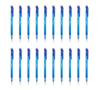 Lot de 20 porte-mines colorés avec gomme de 0,7 mm pour dessin automatique pour enfants, adultes, écriture, dessin, écriture