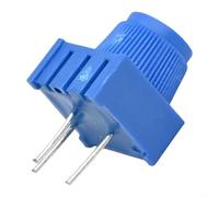 Lot de 20 potentiomètres 1K 10K 50K 100K Ohm Trim avec bouton bleu résistances variables pour projets Arduino, compact 9,5 x 9,5 x 5 mm, rotation à 270 degrés (10 K)