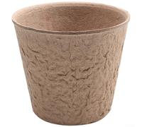 Lot de 20 pots de plantation biodégradables avec base plate et configuration empilable pour un rangement et une manipulation efficaces