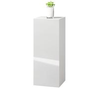 Lot de 20 présentoirs en acrylique transparent de 5 mm d'épaisseur avec fond creux pour vente au détail, fêtes, expositions, bijoux, bonbons, tables, magasins de vêtements, vitrines (blanc)