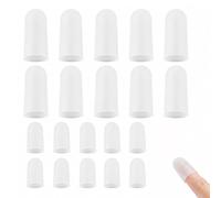 Lot de 20 protecteurs d'orteils, capuchons d'orteils, protège-orteils, gros orteil, en silicone, pour soulager la douleur, ongles manquants ou incarnés, cors, callosités, ampoules