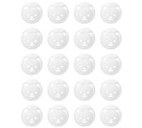 Lot de 20 protections de prises européennes à 2 broches pour prise électrique à l'épreuve des bébés, utilisation à domicile ou au bureau