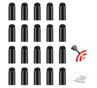 Lot de 20 protections de vol de fléchettes en aluminium - Protection pour ailettes de fléchettes - Petit protège-aile en métal léger - Correcteur fixe à 90 ° - Accessoires pour protection de vol de