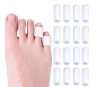 Lot de 20 protections d'orteils en gel pour petits orteils, anti-bulles, anti-cors