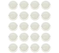 Lot de 20 protections européennes à 2 trous pour prise de courant pour enfants Motif dessin animé pour la maison et la cuisine