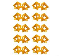 Lot de 20 pyramides pour support de peinture pour toile, meubles, projets d'artisanat en ABS pour support de peinture avec système de verrouillage sécurisé pour plusieurs cônes