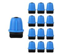 Lot de 20 raccords en T for tuyau d'arrosage 1/4" avec buse de 6 mm, embout bleu, adaptateur for micro-irrigation de jardin.(4I7 End Plug)