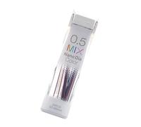 Lot de 20 recharges de crayons de 0,5 mm d'épaisseur pour porte-mine de 0,5 mm de couleur automatique pour l'art, le dessin, l'esquisse automatique