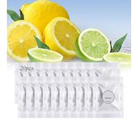 Lot de 20 recharges de désodorisants de voiture, comprimés de parfum de voiture, clips de rechange pour grille d'aération de voiture