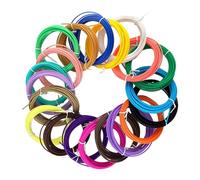 Lot de 20 recharges de filament PLA pour stylo 3D compatibles avec la plupart des stylos d'impression 3D de 1,75 mm, chaque couleur, 10 m au total