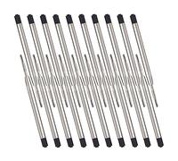 Lot de 20 recharges d'encre noire pour stylos à bille Parker - Grande capacité - Recharges de stylo à bille en métal remplaçables - Compatible avec tous les stylos à bille Parker