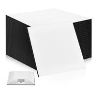 Lot de 20 réflecteurs de route adhésifs pour allée - 10,2 cm - Pour allée et trottoir - Asphalte