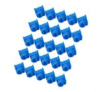 Lot de 20 résistances linéaires bleues pour potentiomètres rotatifs précis de 1 K à 100 K Ohm, kit de 20 résistances linéaires bleues pour potentiomètre 1 K 10 K 50 K 100 K Ohm (1K10K50K100K)