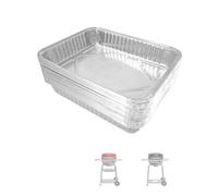 Lot de 20 revêtements de bac à graisse de rechange pour grille électrique Char Broil Bistro Pro, mode charbon