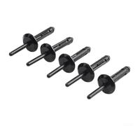 Lot de 20 rivets de pare-chocs pour Jeep pour Grand WJ 1997-2004, fixations en plastique noir remplaçant 34201631, doublure intérieure et retenue de couverture, poignée de 3,9 à 9 mm, trou de 6,3 mm