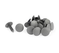 Lot de 20 rivets en plastique gris pour garniture de plafond