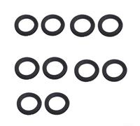 Lot de 20 rondelles de rechange en caoutchouc pour 1 écrou d'haltère, fiable (10 pièces plates)