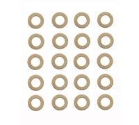 Lot de 20 rondelles EDC en laiton pour couteau de poche Bugout AXIS Lock 535, rondelles pivotantes Meson Cale Joint de remplacement 0,4 x 9 x 5,2 mm