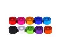 Lot de 20 rondelles plates en aluminium anodisé coloré M3 M4 M3 x 6 x 0,5/1/1,5/2/2,5/3/4/5/6/8/10 mm M4(M3x6x4 20pcs,Black)