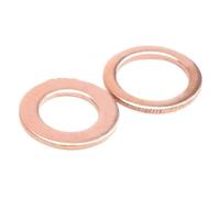 Lot de 20 rondelles plates en cuivre, bagues de calage, joints d'étanchéité, rondelles solides, fixations M3-M26(M16x20x1)