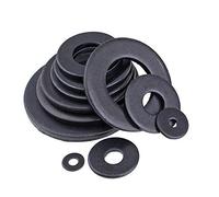 Lot de 20 rondelles plates en nylon et plastique noir for vis M2, M2.5, M3, M4, M5, M6, M8, M10, M12, M14, M16, M18, M20(M8x40x2mm)