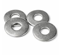 Lot de 20 rondelles plates M4 (4 mm) en acier inoxydable A2 DIN9021 extra larges pour boulons, vis et applications de bricolage - A09C/1