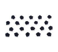 Lot de 20 roses en satin 1,5 cm Satin satinroeschen roses koepfen Décoration Bricolage Décoration de table de mariage baptême communion